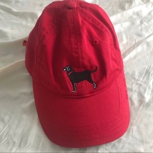 The Black Dog | Red Snap Back Hat